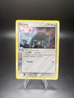 Pokemon Card - Metang EX Hidden Legends 44/101 Reverse HOLO NEAR MINT - Image 1
