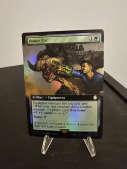 Power Fist MTG (Extended Art) Universes Beyond: Fallout Foil - Image 1