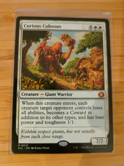 MTG Curious Colossus 0012 Lorwyn Eclipsed M/NM Free UK P&P - Image 1