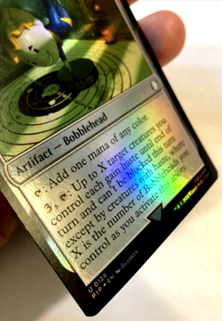 MTG Agility Bobblehead *FOIL* Universes Beyond: Fallout 0126 NM - Image 2