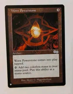 MTG Worn Powerstone The LIst - Urza's Saga 318 Regular Uncommon - Image 1