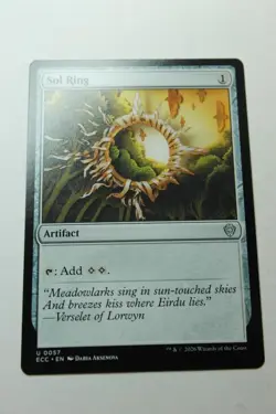 MTG Sol Ring x1- -Lorwyn Eclipsed Commander-Near Mint - Image 1
