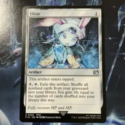 NM Elixir, MTG, Final Fantasy, Magic the Gathering, 256 NP Regular - Image 1