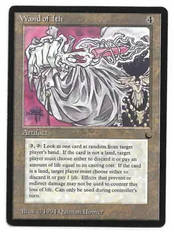 Magic the Gathering ~ MTG ~ 1x Wand of Ith ~ LP ~ THE DARK - Image 1