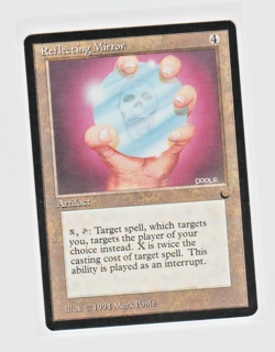 Magic the Gathering ~ MTG ~ 1x Reflecting Mirror ~ LP ~ THE DARK - Image 1