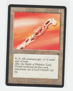 Magic the Gathering ~ MTG ~ 1x Bone Flute ~ M/NM ~ THE DARK - Image 1