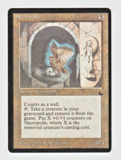 Magic the Gathering ~ MTG ~ 1x Necropolis ~ M/NM ~ THE DARK - Image 1