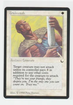 Magic the Gathering ~ MTG ~ 1x Brainwash ~ M/NM ~ THE DARK - Image 1