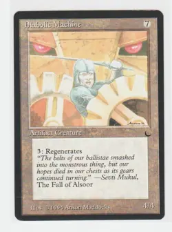Magic the Gathering ~ MTG ~ 1x Diabolic Machine ~ M/NM ~ THE DARK - Image 1