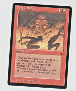 Magic the Gathering ~ MTG ~ 1x Goblin Shrine ~ M/NM ~ THE DARK - Image 1