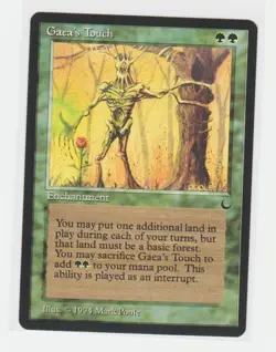 Magic the Gathering ~ MTG ~ 1x Gaea's Touch ~ LP ~ THE DARK - Image 1