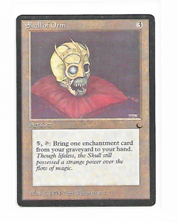 Magic the Gathering ~ MTG ~ 1x Skull of Orm ~ M/NM ~ THE DARK - Image 1