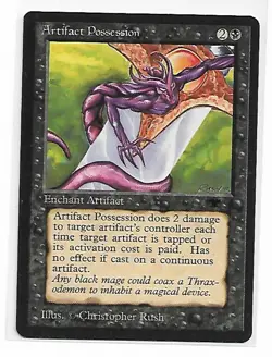Magic the Gathering ~ MTG ~ 1x Artifact Possession ~ M/NM ~ AntiquitieS - Image 1