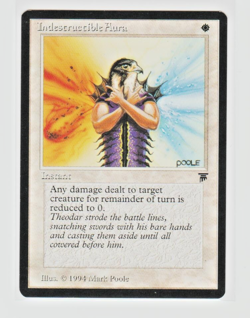 Magic the Gathering ~ MTG ~ 1x Indestructible Aura ~ LEGENDS ~ M/NM - Image 1