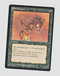 Magic the Gathering ~ MTG ~ 1x Hell Swarm ~ LEGENDS ~ M/NM - Image 1