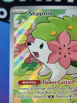 2025 Pokemon Shaymin Full Art Holo Destined Rivals #185/182 - Image 2