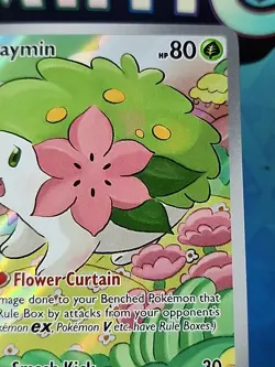 2025 Pokemon Shaymin Full Art Holo Destined Rivals #185/182 - Image 3