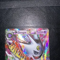 Pokemon TCG Mega Gengar EX Black Star Promos XY166 Shiny Holo Rare Ungraded - Image 3