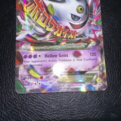 Pokemon TCG Mega Gengar EX Black Star Promos XY166 Shiny Holo Rare Ungraded - Image 4