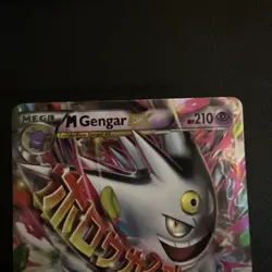 Pokemon TCG Mega Gengar EX Black Star Promos XY166 Shiny Holo Rare Ungraded - Image 5