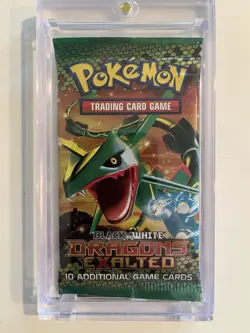 Pokemon TCG - B&W Dragons Exalted Sealed Booster Pack - Rayquaza Artwork! - Image 3