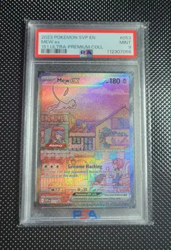 2023 Pokemon 151 Ultra Premium Collection Mew EX Promo PSA 9 - Image 1