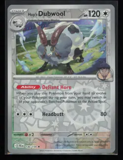 Hop's Dubwool 136/159 Pokemon Journey Together Rare Near Mint Reverse Holo - Image 1