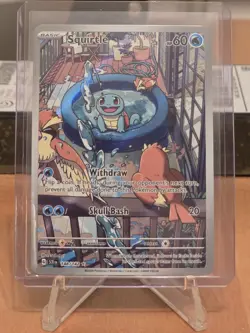 Stellar Crown Squirtle Illustration Rare 148/142 - Pokemon TCG 2024 NM/MT - Image 2