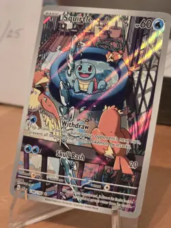 Stellar Crown Squirtle Illustration Rare 148/142 - Pokemon TCG 2024 NM/MT - Image 5