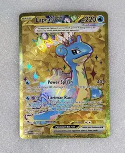 Lapras ex 164 NM/M Scarlet & Violet Promo SVP EN Gold Pokemon TCG - Image 1