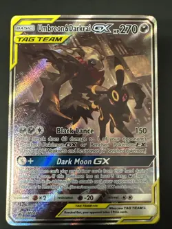 Pokemon TCG Umbreon & Darkrai GX SM241 Sun & Moon Promo - Image 1