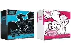 Pokemon Center Black Bolt and White Flare Elite Trainer Box ETB Set Sealed - Image 1