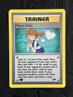 Pokemon TCG Misty’s Wish 108/132 1st Edition Gym Challenge (English) - NM - Image 3