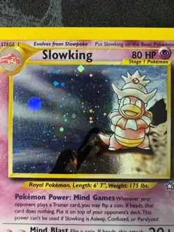 Pokemon Slowking 14/111 Neo Genesis Holo Rare Vintage WOTC 2000 MP - Image 5