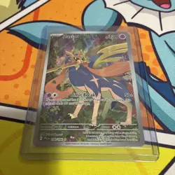 Pokemon Phantasmal Flames Zacian 100/094 Illustration Rare Mint - Image 1