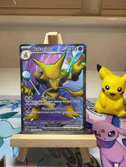 Pokemon TCG Alakazam EX Scarlet Violet-151 188/165 Holo Ultra Rare - Image 1