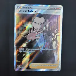 Pokemon Boss's Orders 189/192 Rebel Clash Ultra Rare Full Art NM - Image 3
