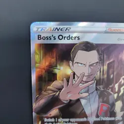 Pokemon Boss's Orders 189/192 Rebel Clash Ultra Rare Full Art NM - Image 4