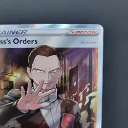 Pokemon Boss's Orders 189/192 Rebel Clash Ultra Rare Full Art NM - Image 5