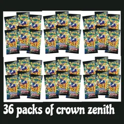 Pokemon Sword & Shield Crown Zenith New Sealed Booster Packs 36 Box Equivalent - Image 4