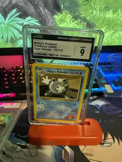 2000 Pokemon - Misty’s Poliwhirl - Gym Heroes 53/132 - Cgc 9 - Image 1