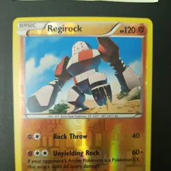 Regirock - 40/98 - Rare - Reverse Holo Pokemon XY Ancient Origins M/NM - Image 2