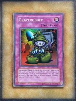 Yugioh Graverobber PSV-008 Super Rare Original Print LP - Image 1