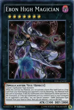 Ebon High Magician - TDIL-EN052 - Super Rare - 1st Edition YuGiOh NM - Image 1