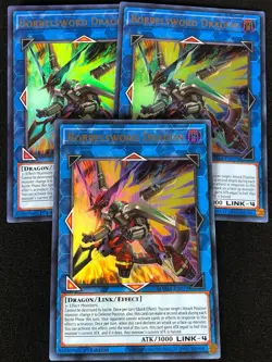 YUGIOH BORRELSWORD DRAGON MAMA-EN072 1ST ULTRA X3 (NM) - Image 1