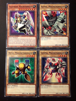 Yu-Gi-Oh! Valkyrion, Alpha, Beta, Gamma, Magnetkrieger, SBCB-DE022-025, C., NM - Image 1