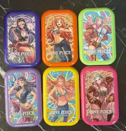 One Piece Japanese Mini Tin Vol 2! - TINS ONLY, NO PACKS/PROMOS - Image 1