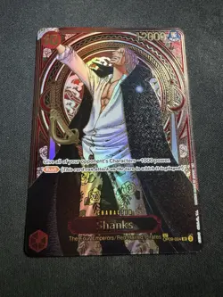 One Piece Gold Shanks OP09-004 SR Carrying On His Will Op13 English - Image 1
