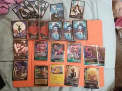 Lot Of One Piece TCG & Sleeves, 2 Dragonball Z Sr's Foil, 1 Loricana Stitch Foil - Image 1