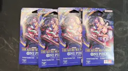 Lot of 04 The Azure Seas Seven One Piece CCG Booster Packs OP-14 *Ships Same Day - Image 1